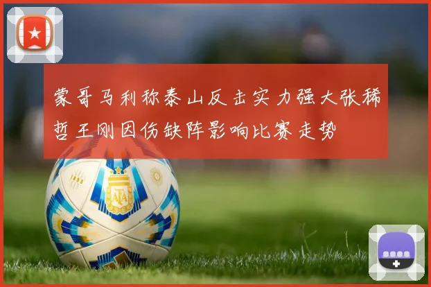 蒙哥马利称泰山反击实力强大张稀哲王刚因伤缺阵影响比赛走势